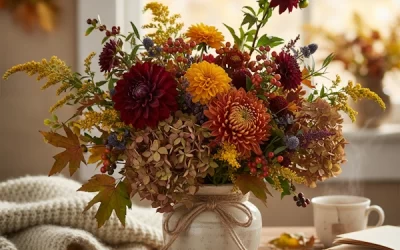 Herbstzauber im Blumenladen